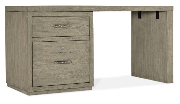 Linville Falls - 60" Desk With One File - Gray