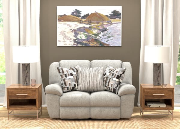 Trifecta - Dual Rocking Reclining Loveseat - Nature