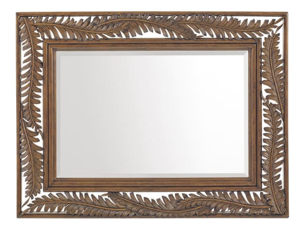 Bali Hai - Seabrook Landscape Mirror - Dark Brown