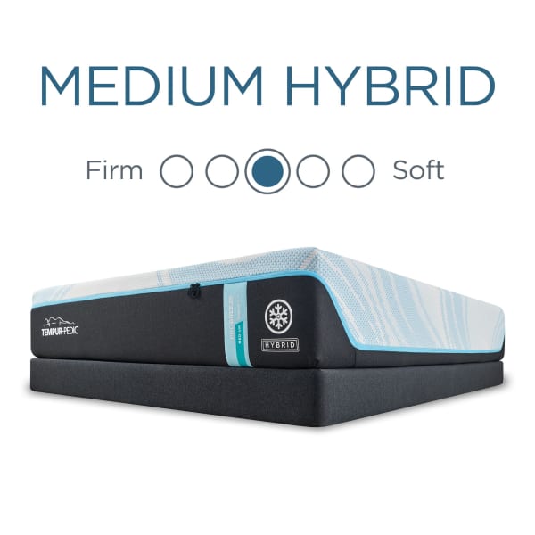 Tempur-Breeze - Tempur-ProBreeze Medium Hybrid - King