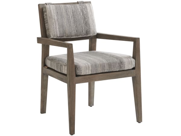 La Jolla - Arm Dining Chair - Dark Brown - Wood