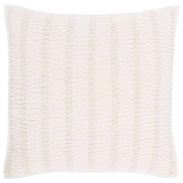 Abram - Cotton Linen Euro Sham - Eggshell
