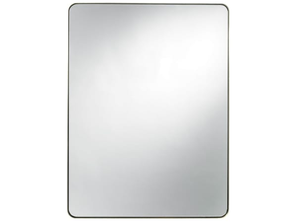Modern - Accent Mirror - Brushed Brass - Pearl Silver