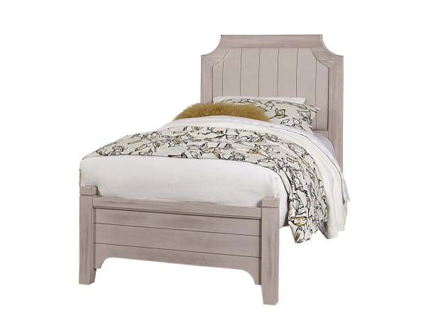Bungalow Twin Uph Bed Finish Shown - Dover Grey/Folkstone (Two Tone)