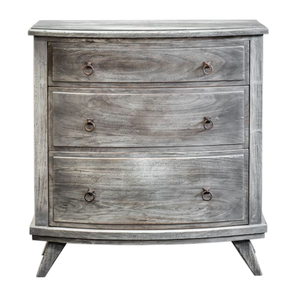 Jacoby - Driftwood Accent Chest - Pearl Silver