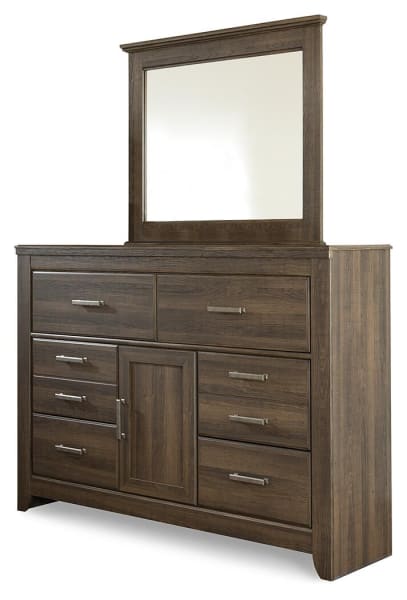 Juararo - Dresser, Mirror - Dark Brown