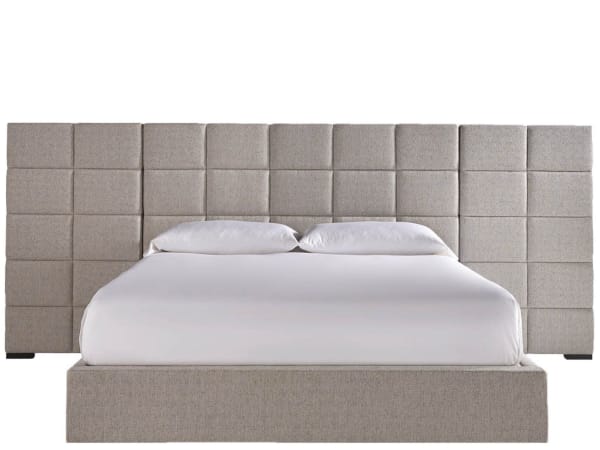 Modern - Bacall King Bed with Wall Panels
