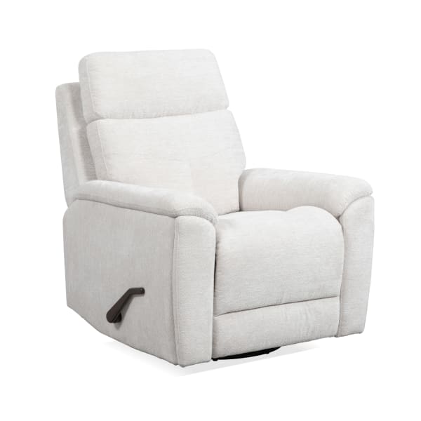 Refined - Swivel Gliding Recliner - Pearl