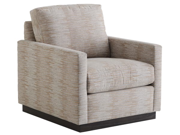 Barclay Butera Upholstery - Meadow View Swivel Chair - Dark Gray