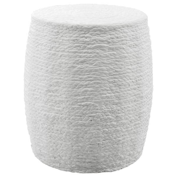 Resort - Accent Stool - White