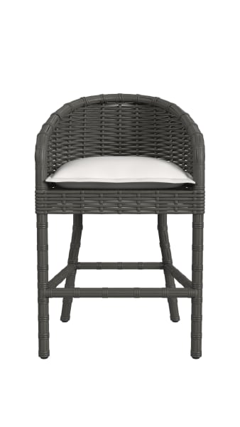Cabo - Counter Stool - Dark Gray / White