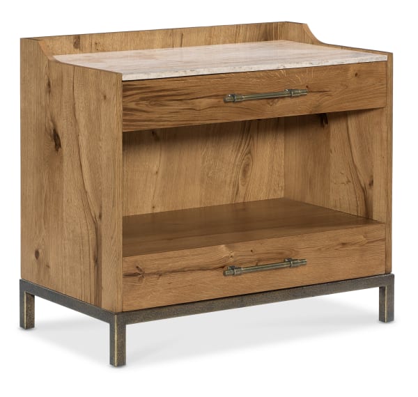 Cashiers - Open Nightstand - Almond