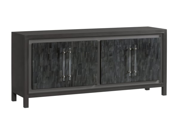 Signature Designs - Elation Gray Media Console