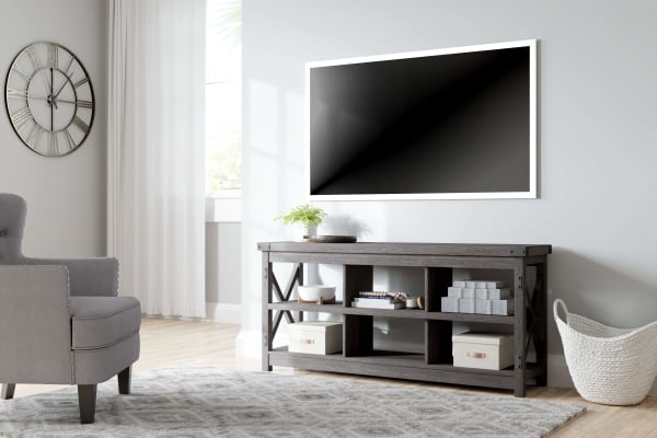 Freedan - Dark Gray - Large Tv Stand