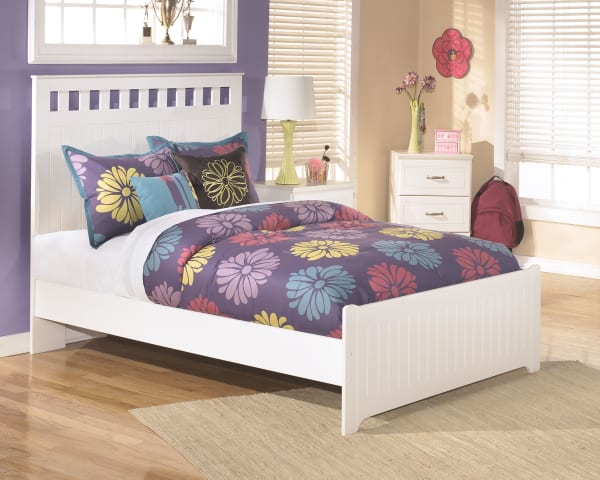 Lulu - White - Full Panel Bed