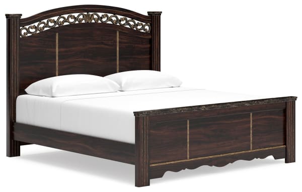 Glosmount - Two-tone - King Poster Bed