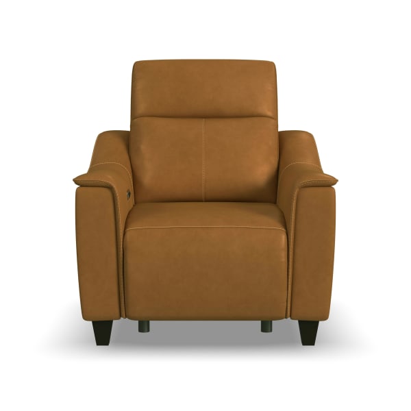 Walter - Power Recliner With Power Headrest - Honey