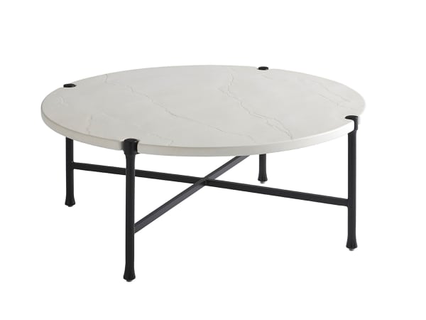 Pavlova - Round Cocktail Table - White
