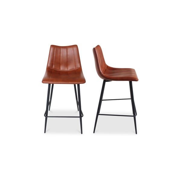 Alibi - Counter Stool (Set of 2) - Brown