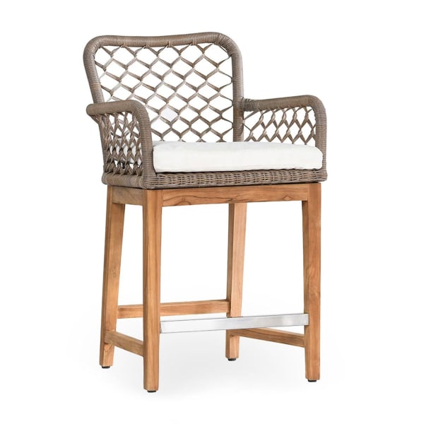 Paulo - Outdoor Counter Stool - Gray