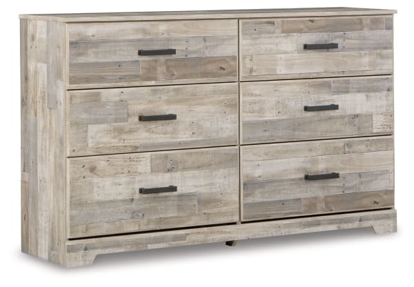 Hodanna - Whitewash - Six Drawer Dresser