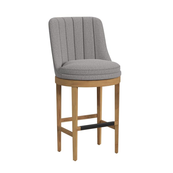 Carmen - Swivel Bar Stool (Set of 2) - Natural