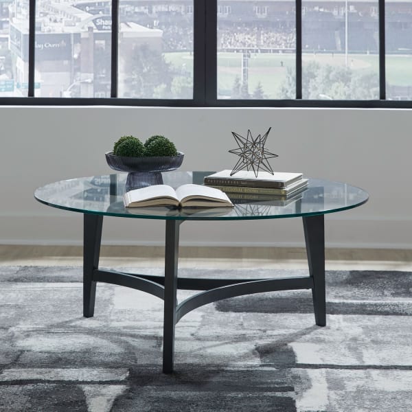 Capri - Round Cocktail Table - Brown
