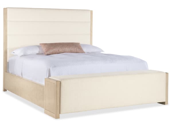 Westwood - King Upholstered Storage Bed - Beige