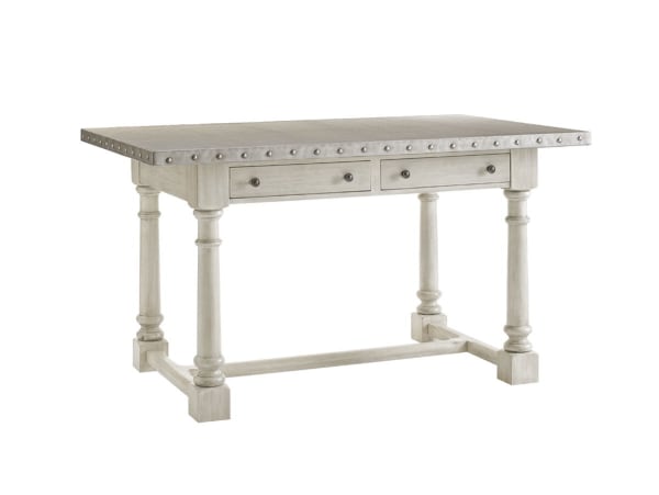 Oyster Bay - Hidden Lake Bistro Table - Pearl Silver