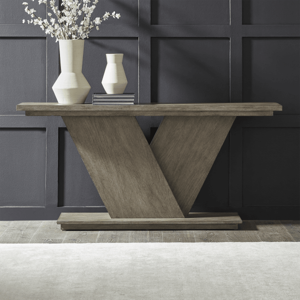 Aspen Sky - Sofa Table - Weathered Saddle Brown