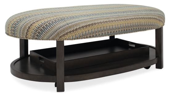 Haven - Oval Non-Tufted Ottoman