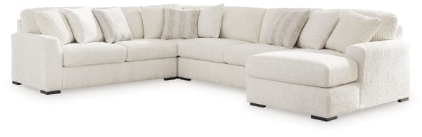 Chessington - 4-Piece Sectional With Raf Corner Chaise - Ivory