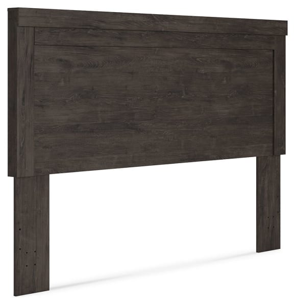 Brinxton - Charcoal - Panel King Headboard