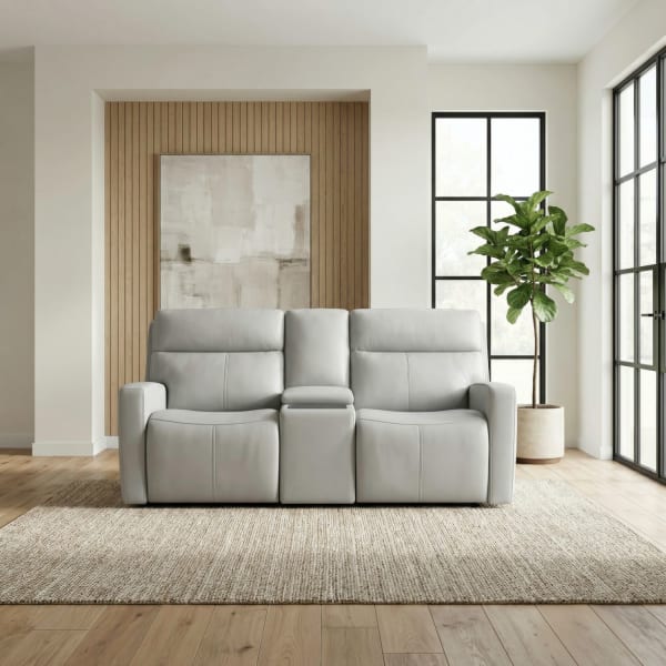 Chase - Loveseat With Console P3 & ZG - Oslo Gray