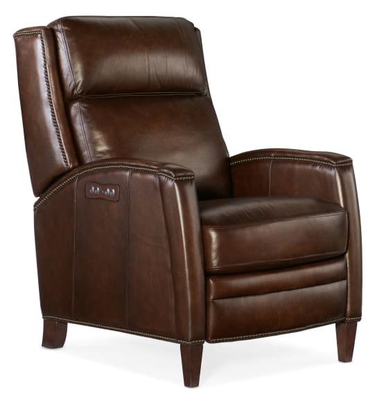 Declan - Power Recliner With Power Headrest - Dark Brown