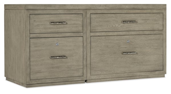 Linville Falls Credenza - 60in Top-Small File and Lateral File