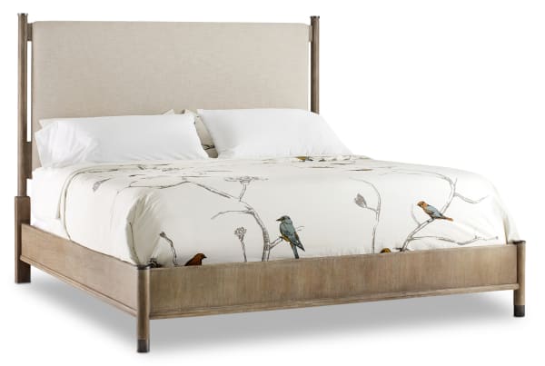 Affinity - California King Upholstered Bed - Beige