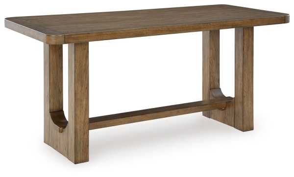 Cabalynn - Light Brown - Rectangular Dining Room Counter Table