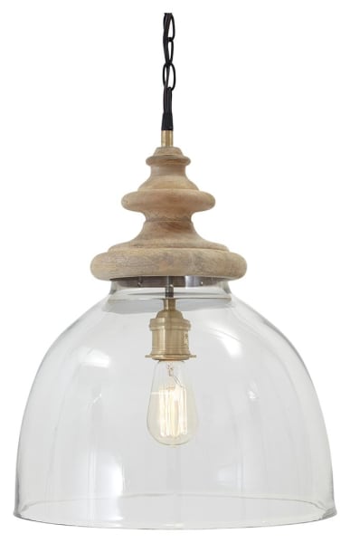 Farica - Transparent - Glass Pendant Light 