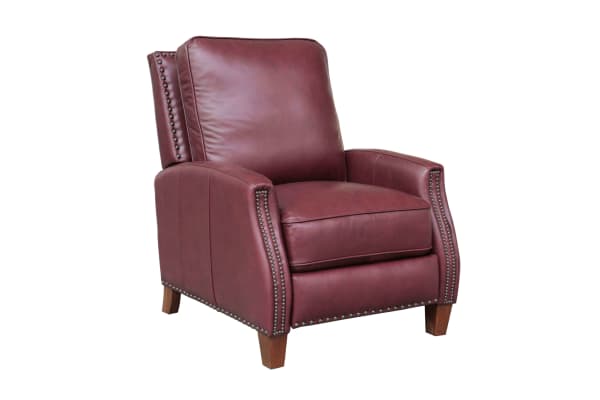 Melrose - Recliner-Push Thru The Arm - Dark Red