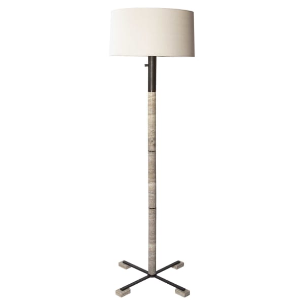 Library - Floor Lamp - Gray Stone