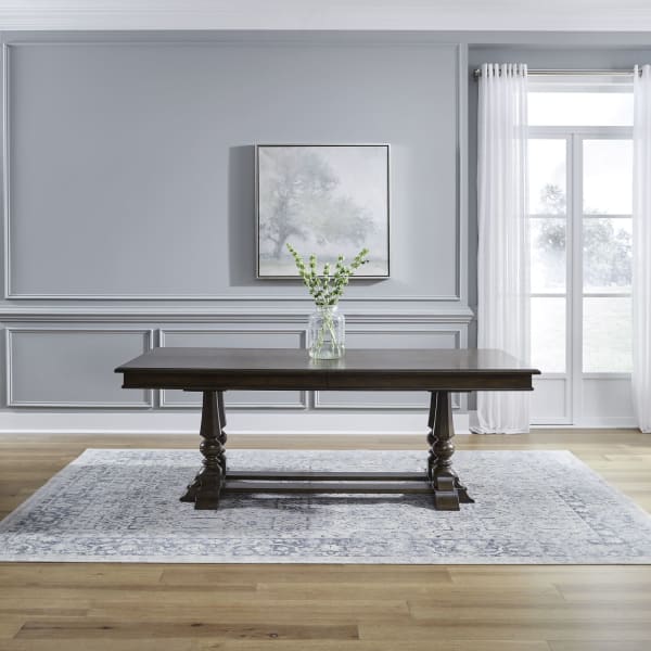 Arden Road - Trestle Table Set - Satin Cherry