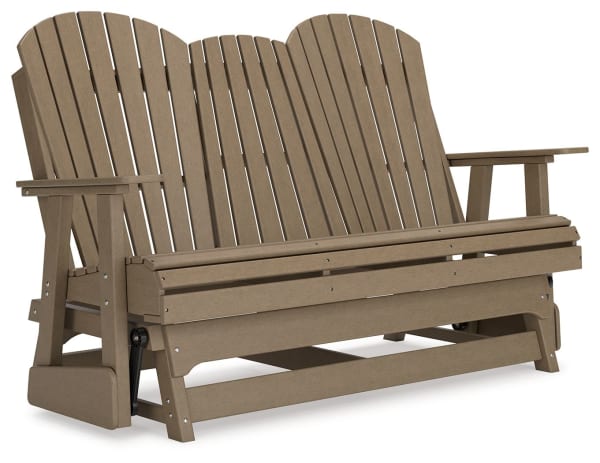 Hyland Wave - Driftwood - Glider Loveseat