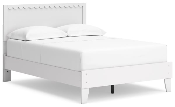 Hallityn - White - Full Panel Platform Bed