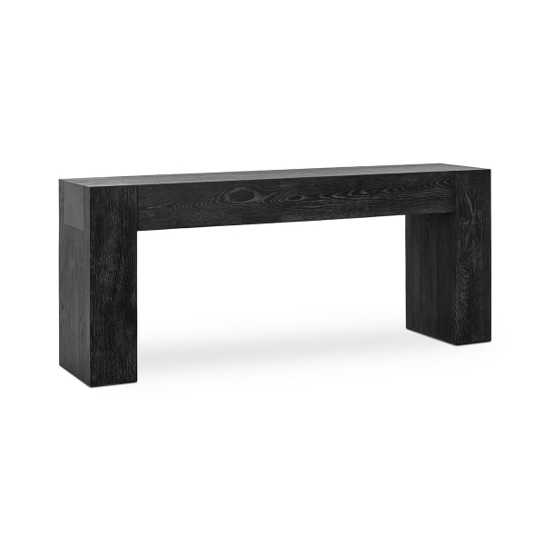 Bristol - Reclaimed Oak 72" Console Table - Black