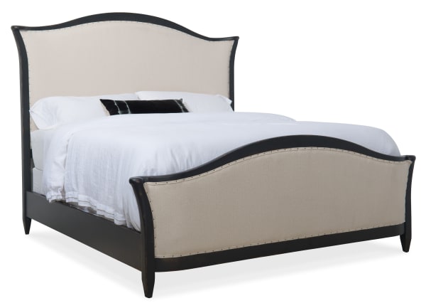 Ciao Bella - King Upholstered Bed - Black