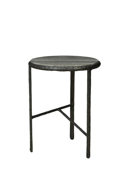 Ferris - End Table - Gray / Black