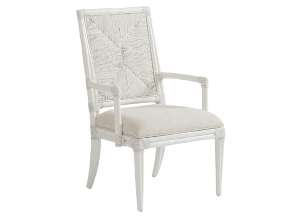 Ocean Breeze - Regatta Arm Chair - White - Fabric