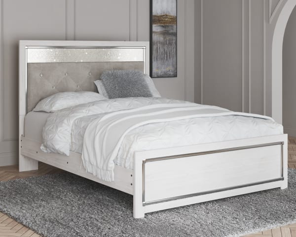 Altyra - White - Queen Panel Bed