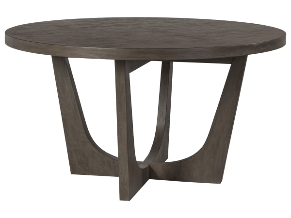Cohesion Program - Brio Round Dining Table - Dark Brown - Wood